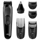 Braun All-in-one trimmer MGK3220, 6-in-1 Beard Trimmer, Hair Clipper, Ear and Nose Trimmer, Rechargeable, Black