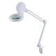 Magnifying lamp with table fixation, LED, 5 diopter, 4 light modes