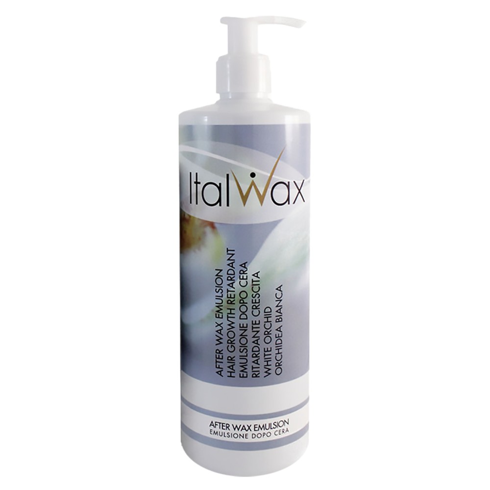 Italwax After Wax Emulsion Hair Growth Retardant White Orchid - Pēc vaksācijas emulsija, matu augšanas kavēšanai ar balto orhideju, 500ml Italwax After Wax Emulsion Hair Growth Retardant White Orchid - Pēc vaksācijas emulsija, matu augšanas kavēšanai ar balto orhideju, 500ml
