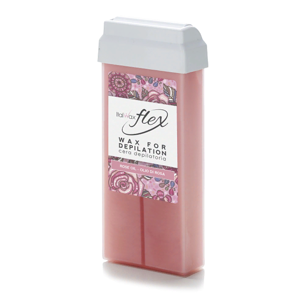 ItalWax FLEX ROSE - Мягкий воск с оксидом титана маслом розы, 100мл