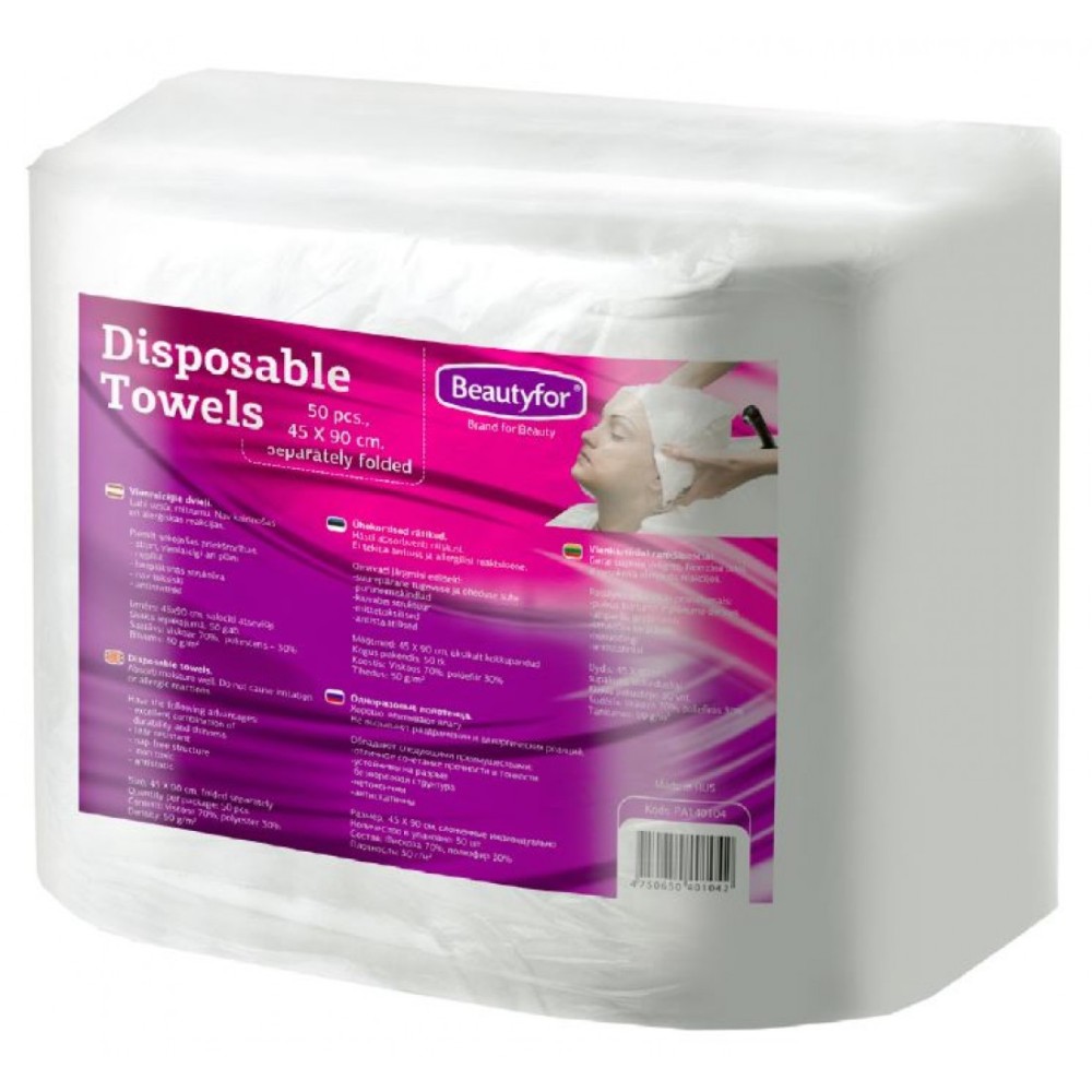 Одноразовые полотенца BEAUTYFOR 45x90 см - 50 шт. Одноразовые полотенца BEAUTYFOR 45x90 см - 50 шт.