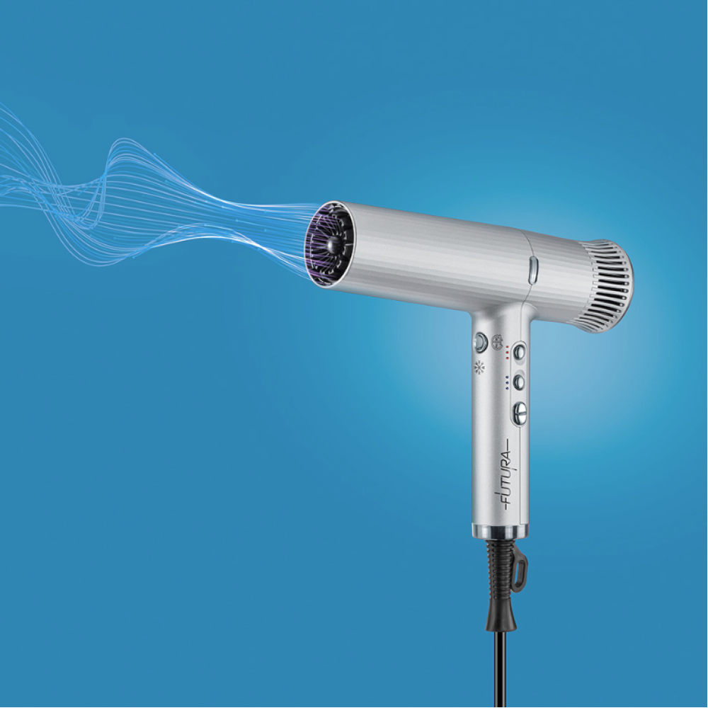 Matu fēns STHAUER FUTURA 1800W, sudraba (402.140)