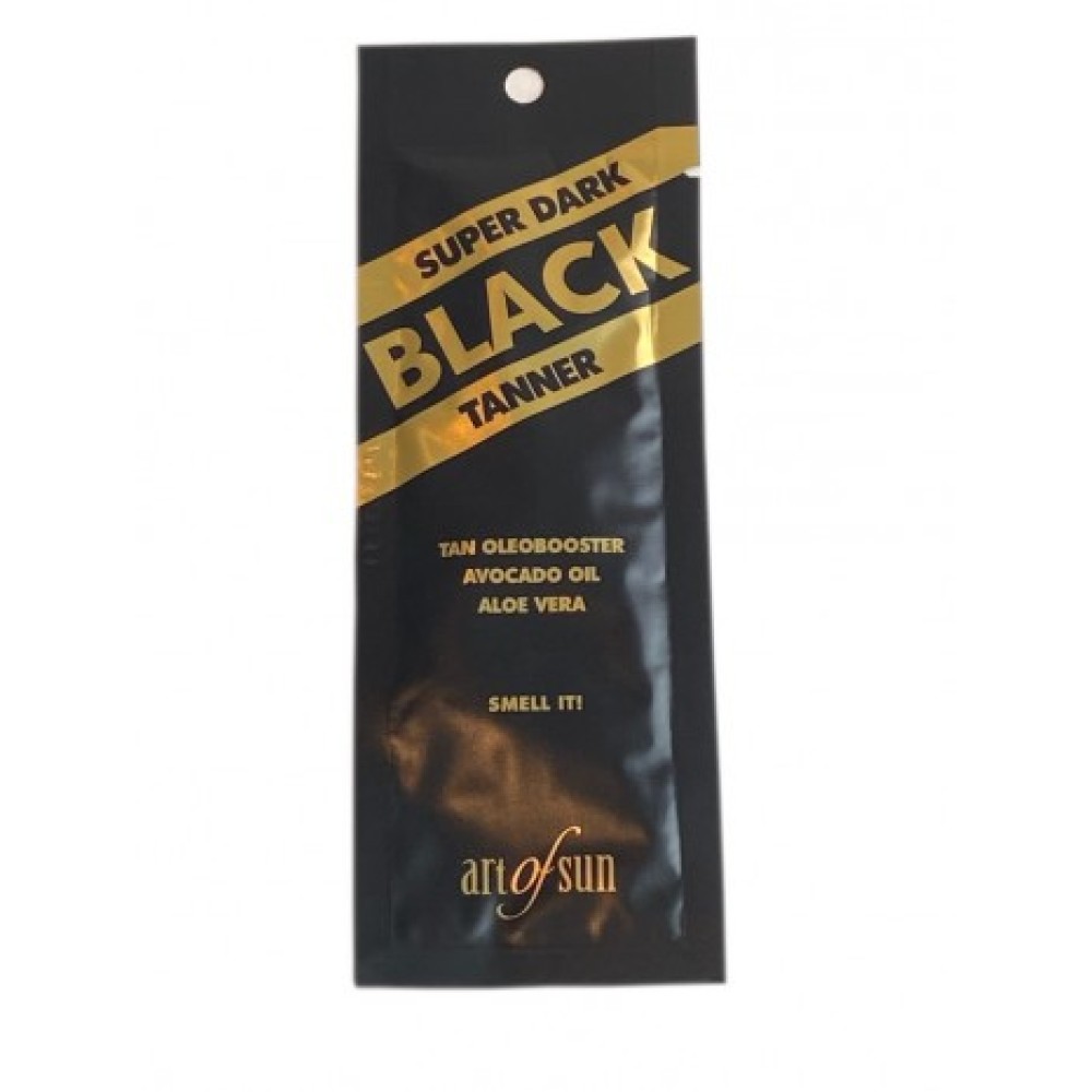 Art Of Sun Black Super Dark Tanner - Solārija krēms bez bronzeriem, 15ml