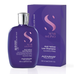 ALFAPARF Milano Semi Di Lino BLONDE Anti-Yellow Shampoo - Šampūns blondiem un sirmiem matiem, 250ml