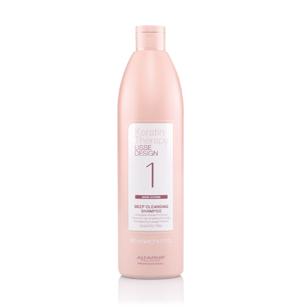 Alfaparf LISSE DESIGN Keratin Therapy DEEP CLEANSING Shampoo Nr.1 - Dzīļi attīrošs šampūns, 500ml