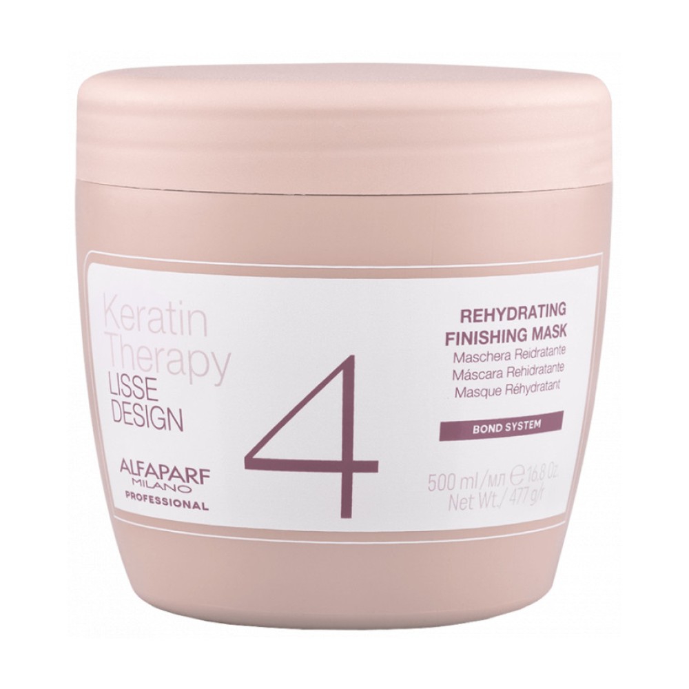 Alfaparf LISSE DESIGN Keratin Therapy REHYDRATING MASK Nr.4 - Nogludinoša maska, 500 ml