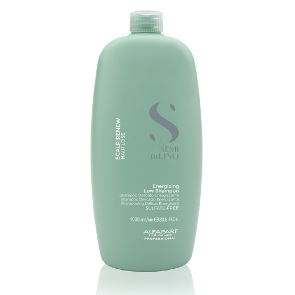 ALFAPARF Milano Semi Di Lino SCALP RENEW Energizing Shampoo - Enerģizējošs, stiprinošs šampūns pret matu izkrišanu, 1000ml