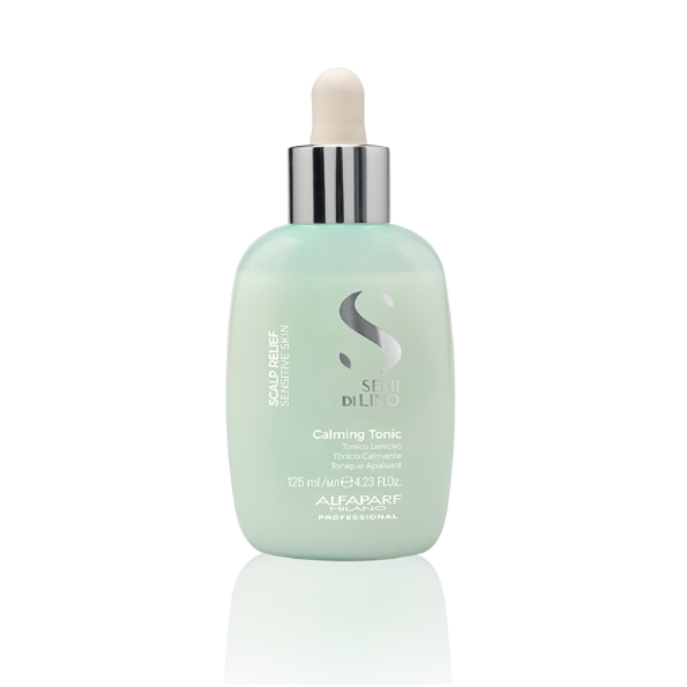 ALFAPARF Milano Semi Di Lino SCALP RELIEF Calming Tonic - Nomierinošs toniks-fluīds jutīgai galvas ādai, 125ml