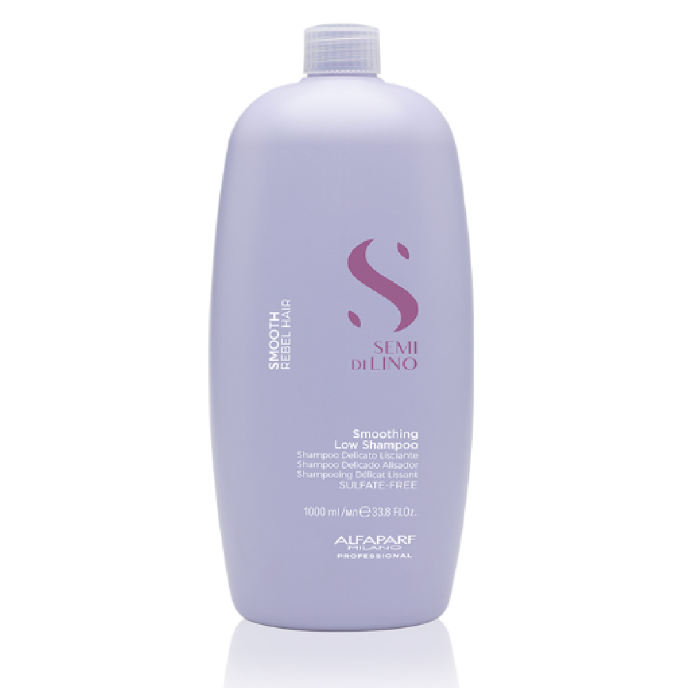 ALFAPARF Milano Semi Di Lino SMOOTH Shampoo - Nogludinošs šampūns nepakļāvīgiem matiem, 1000ml