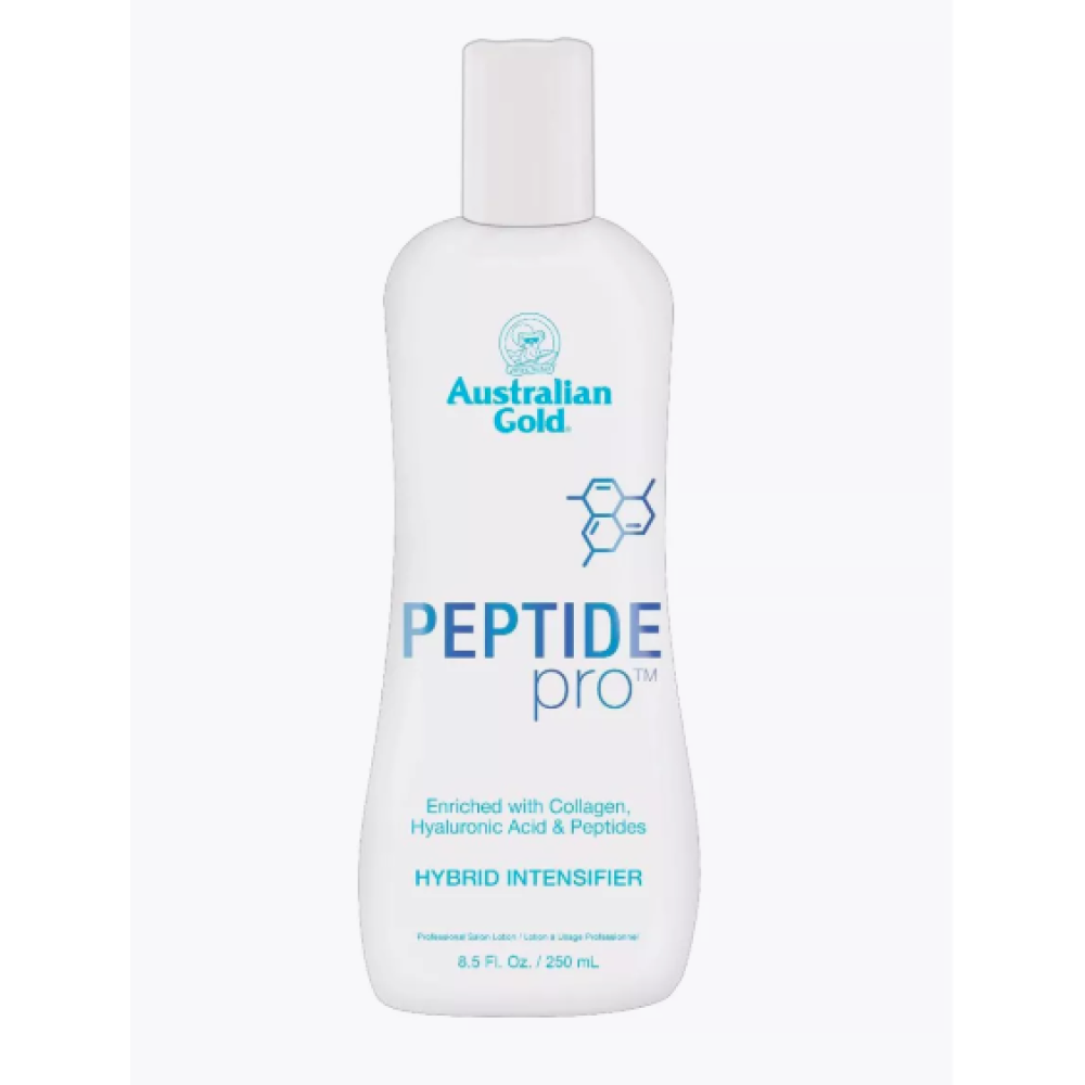 Australian PEPTIDE PRO Hybrid Intensifier - Solārija krēms bez bronzeriem ar Hialuronskābi un kolagēnu, 250ml