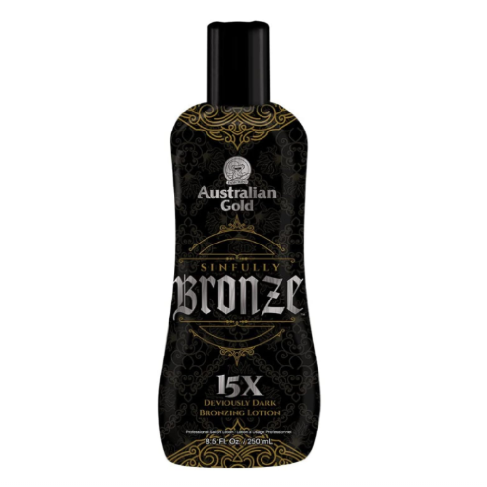 Australian Gold Sinfully Black - Крем для солярия с бронзерами, 250ml