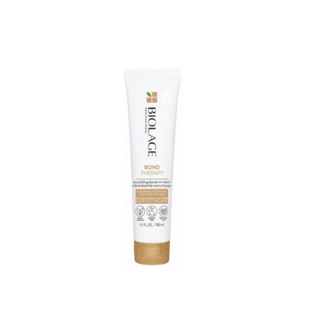 BIOLAGE BOND THERAPY Smoothing Leave-in Cream - Izlīdzinošs nenomazgājams krēms bojātiem matiem, 150ml (3474637219116)