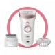 Epilators BRAUN Silk-epil 9, SensoSmart 9720, BALTS/ROZĀ