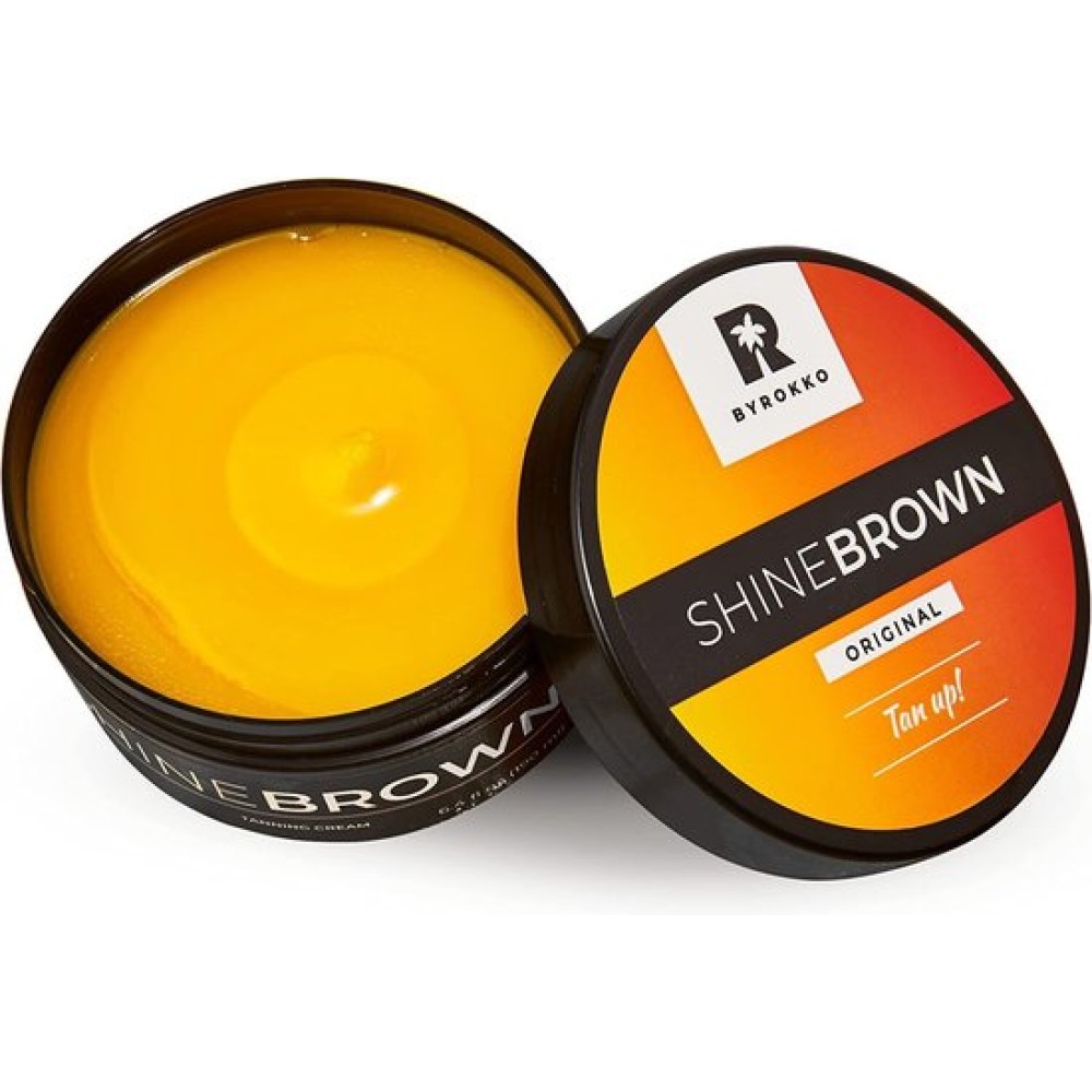 BYROKKO Shine Brown Original Tanning Cream - Iedegumu veicinošs krēms, 210ml