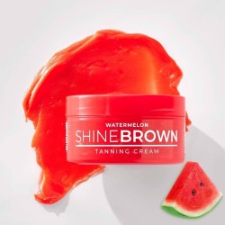 BYROKKO Shine Brown Watermelon Tanning Cream - Iedegumu veicinošs krēms ar arbūzu aromātu, 190gr.