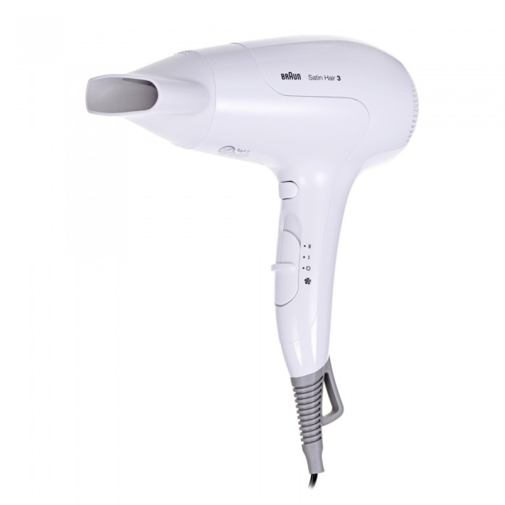 Фен для волос Braun Satin Hair 3 HD 385 - 2000W, Белый Фен для волос Braun Satin Hair 3 HD 385 - 2000W, Белый