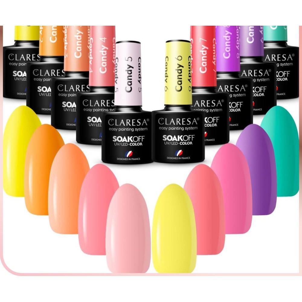 CLARESA Candy 10 - Gela nagu laka, 5ml