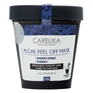 CARELIKA Algea Peel Off Mask Bilberry - Альгинатная маска с экстрактом черники и витамином С, 25gr.