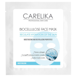 CARELIKA Biocellulose Face Mask - Mitrinoša un revitalizējoša BIOcelulozes sejas maska, 8ml