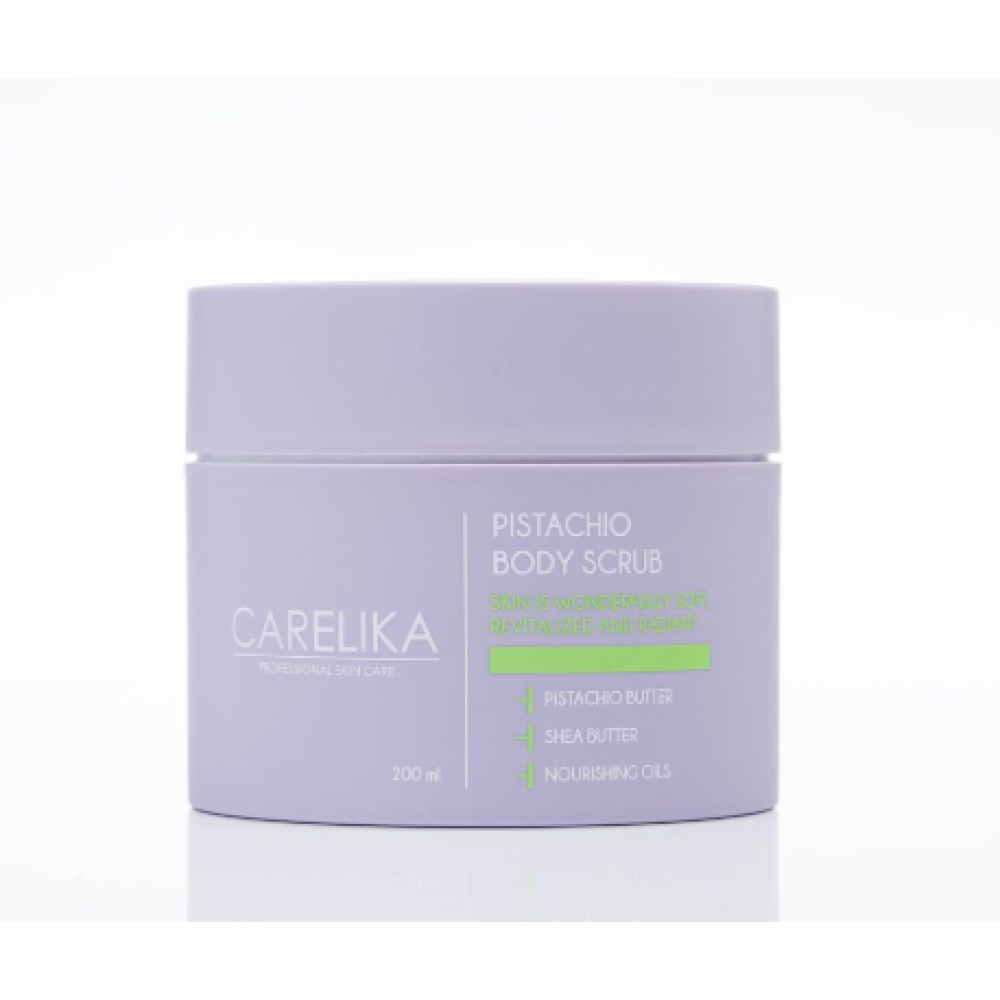 CARELIKA Pistachio Body Scrub - Фисташковый скраб для тела, 200ml