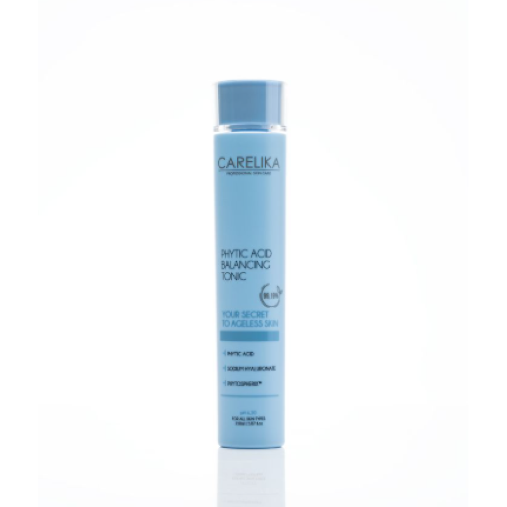 CARELIKA Phytic Acid Balancing Tonic - Mitrinošs toniks ar fitīnskābi un hialuronskābi, 150ml CARELIKA Phytic Acid Balancing Tonic - Mitrinošs toniks ar fitīnskābi un hialuronskābi, 150ml