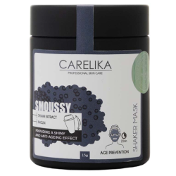 CARELIKA Shaker Smoussy Mask Caviar - Mirdzuma un pretnovecošanās putu maska ar ikriem, 15gr.