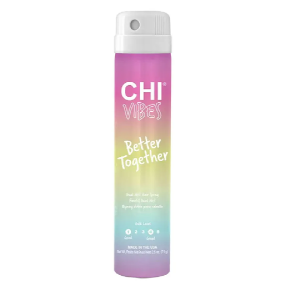 CHI VIBES Better Together Dual Mist Hairspray - Divkāršas fiksācijas matu laka, 74gr. (CHIVHS2)