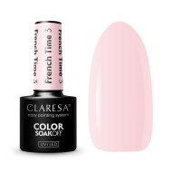 CLARESA French Time 3 - Стойкий гибридный гель лак для ногтей, 5ml