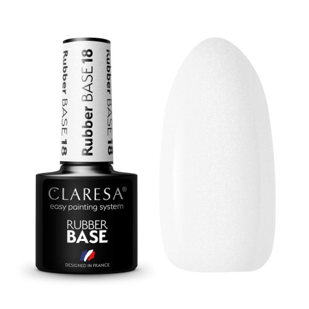 CLARESA Rubber Base 18 - Gela lakas bāze, 5ml CLARESA Rubber Base 18 - Gela lakas bāze, 5ml