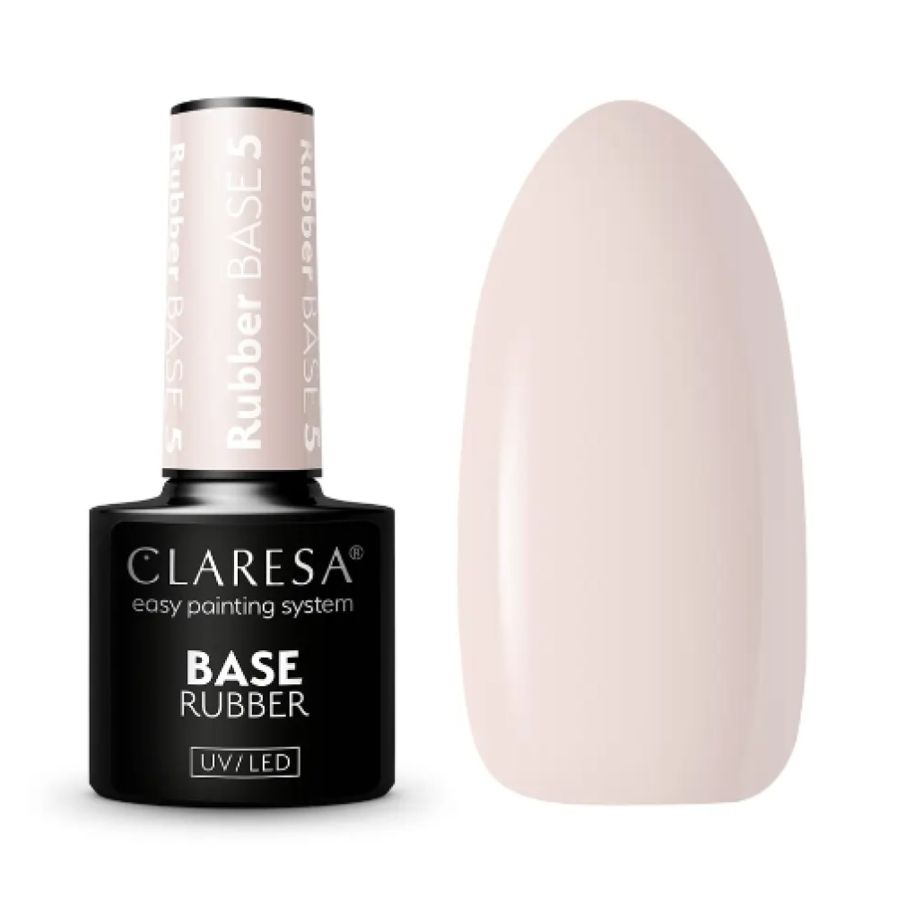 CLARESA Rubber Base 5 - Gela lakas bāze, 5ml