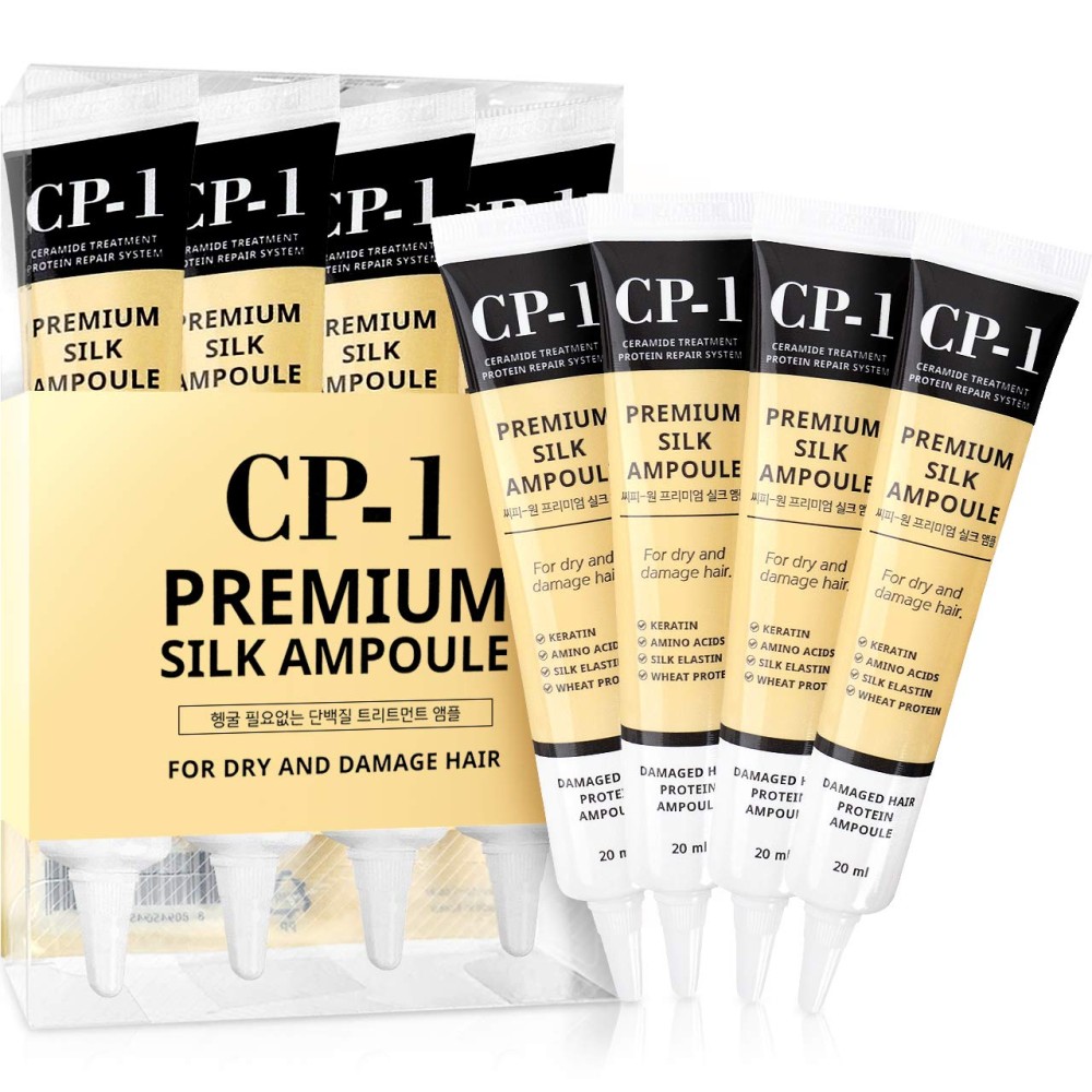 CP-1 Hair Serum SILK PROTEINS Premium Silk ampoule - Matu serums ar zīda proteīniem, 20ml*4gab.