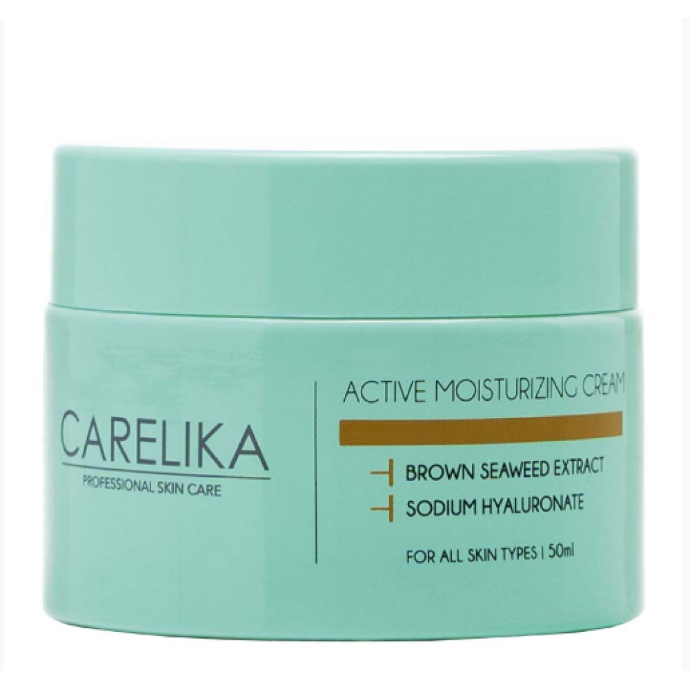 CARELIKA Active Moisturizing Cream with Hyaluronic Acid - Mitrinošs krēms ar hialuronskābi, 50ml