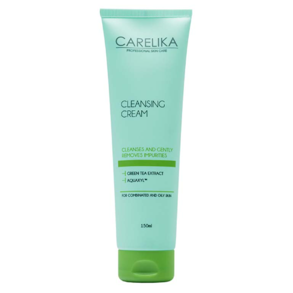 CARELIKA Cleansing Cream with Green Tea - Attīrošs krēms ar zaļās tējas ekstraktu, 150ml CARELIKA Cleansing Cream with Green Tea - Attīrošs krēms ar zaļās tējas ekstraktu, 150ml