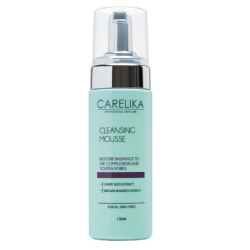CARELIKA Cleansing Mousse with Grape seed extract - Attīrošas putas ar vīnogu kauliņu ekstraktu, 150ml
