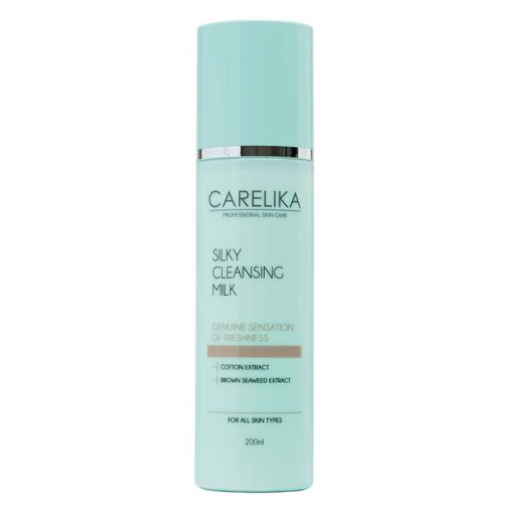CARELIKA Silky Cleansing Milk - Maigs attīrošs pieniņš ar kokvilnas ekstraktu, 200ml CARELIKA Silky Cleansing Milk - Maigs attīrošs pieniņš ar kokvilnas ekstraktu, 200ml