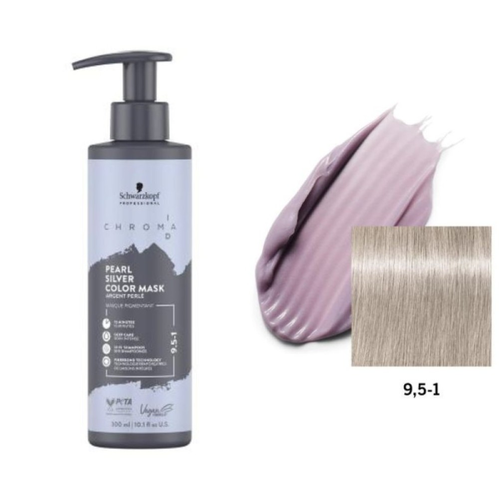 Schwarzkopf Professional CHROMA ID Bonding Mask - Тонирующая маска для волос Nr.9.5-1 - PEARL SILVER, 300ml