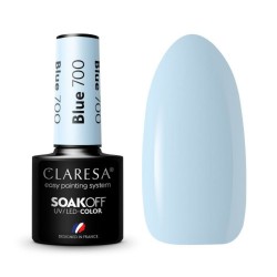 CLARESA BLUE 700 - Стойкий гибридный гель лак для ногтей, 5ml