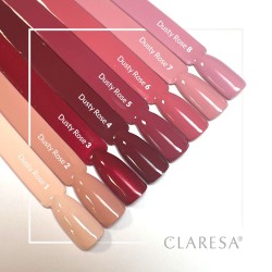 CLARESA Dusty Rose 1 - Стойкий гибридный гель лак для ногтей, 5ml