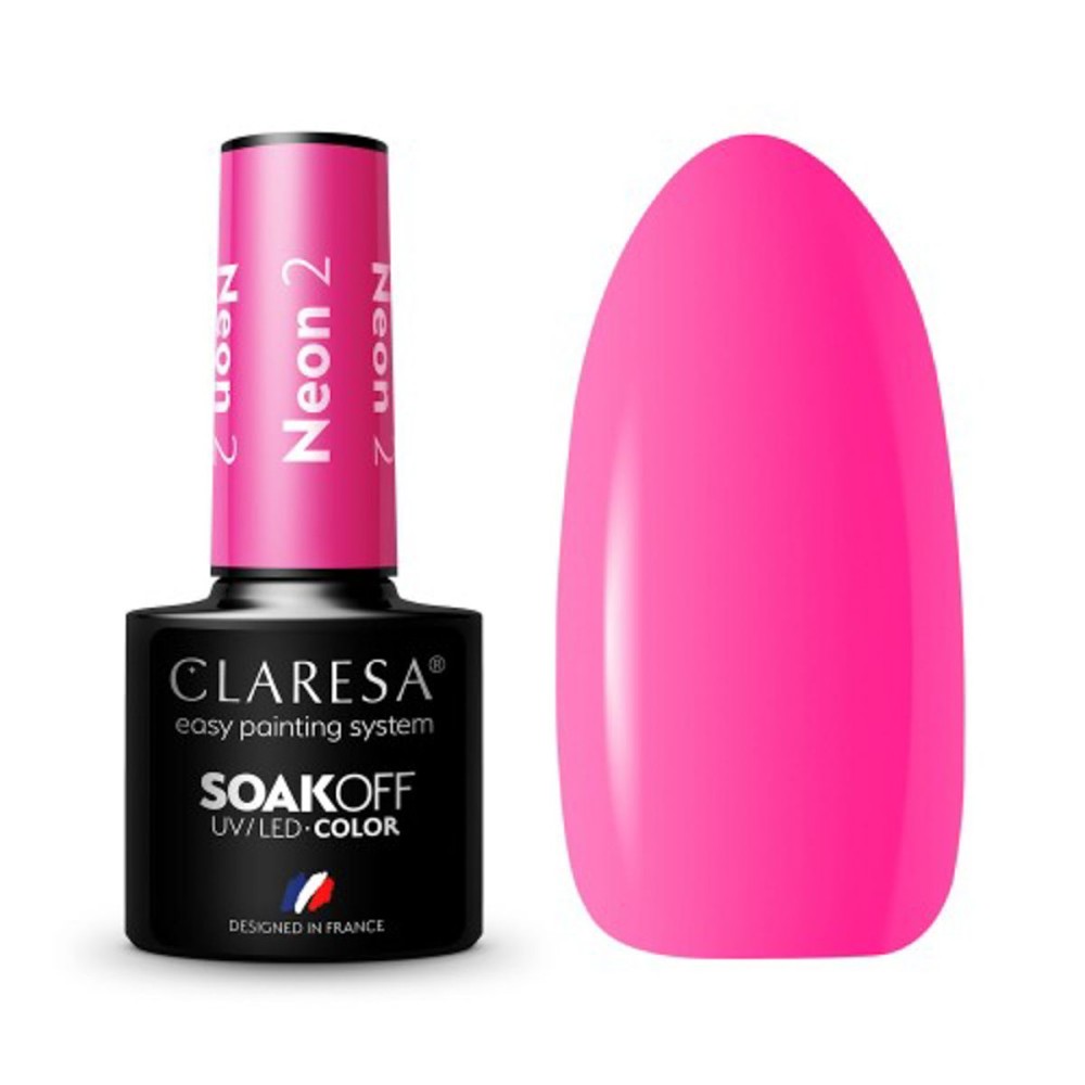 CLARESA NEON 2 - Gela nagu laka, 5ml CLARESA NEON 2 - Gela nagu laka, 5ml