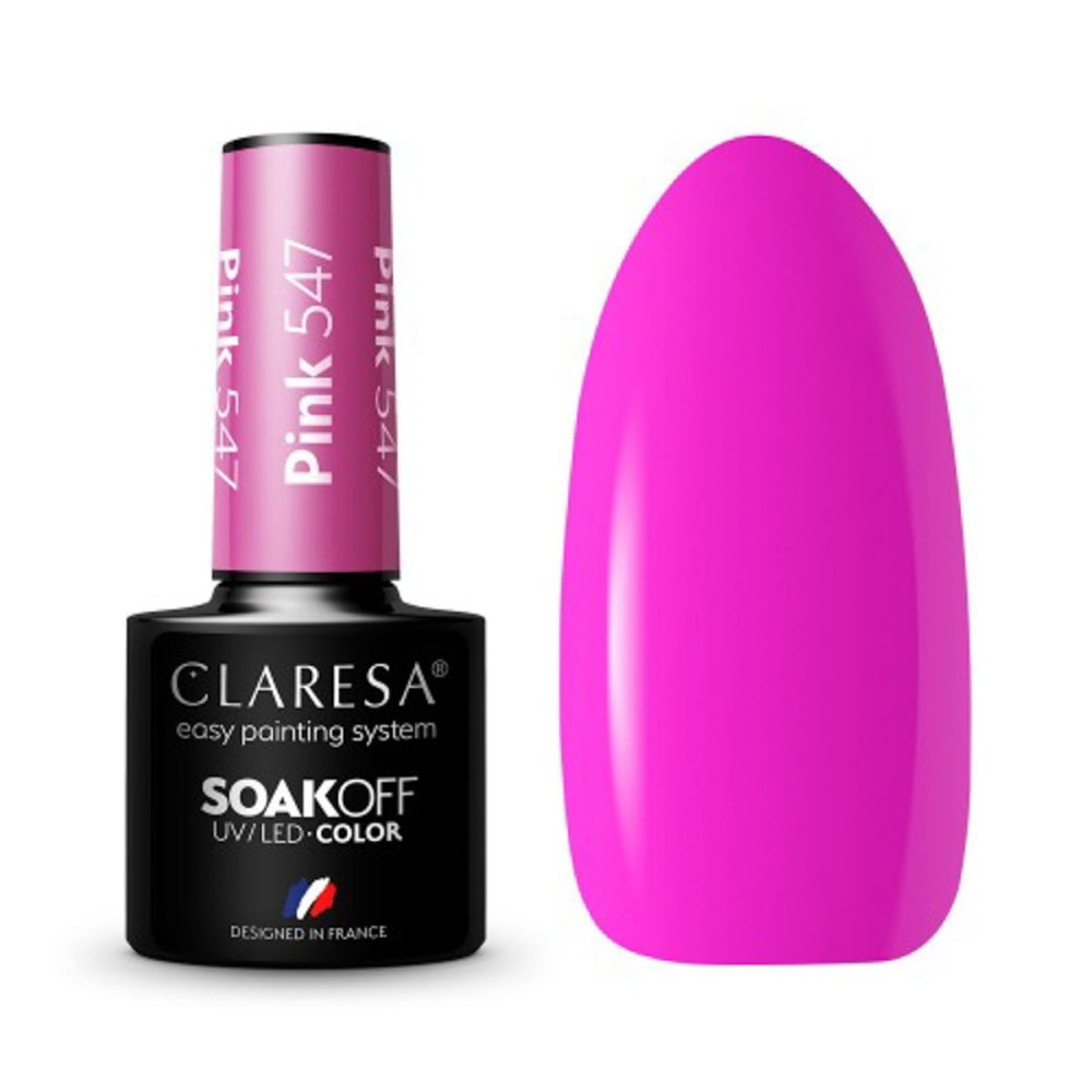 CLARESA PINK 547 - Gela nagu laka, 5ml CLARESA PINK 547 - Gela nagu laka, 5ml