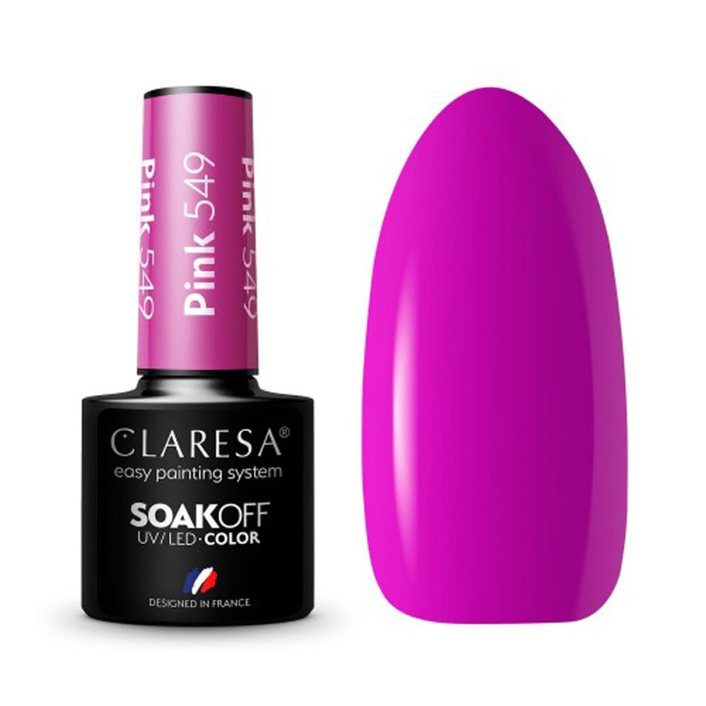 CLARESA PINK 549 - Gela nagu laka, 5ml (143358)