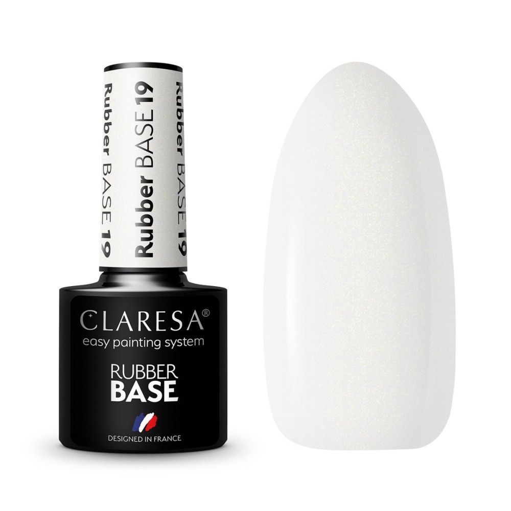 CLARESA Rubber Base 19 - Gela lakas bāze, 5ml CLARESA Rubber Base 19 - Gela lakas bāze, 5ml