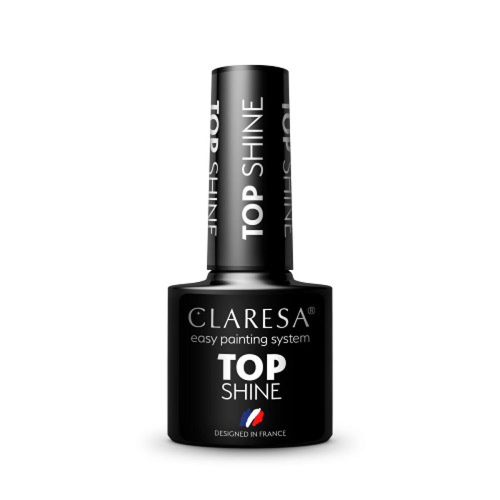 CLARESA Top Shine - Gela lakas virskārta, 5ml CLARESA Top Shine - Gela lakas virskārta, 5ml