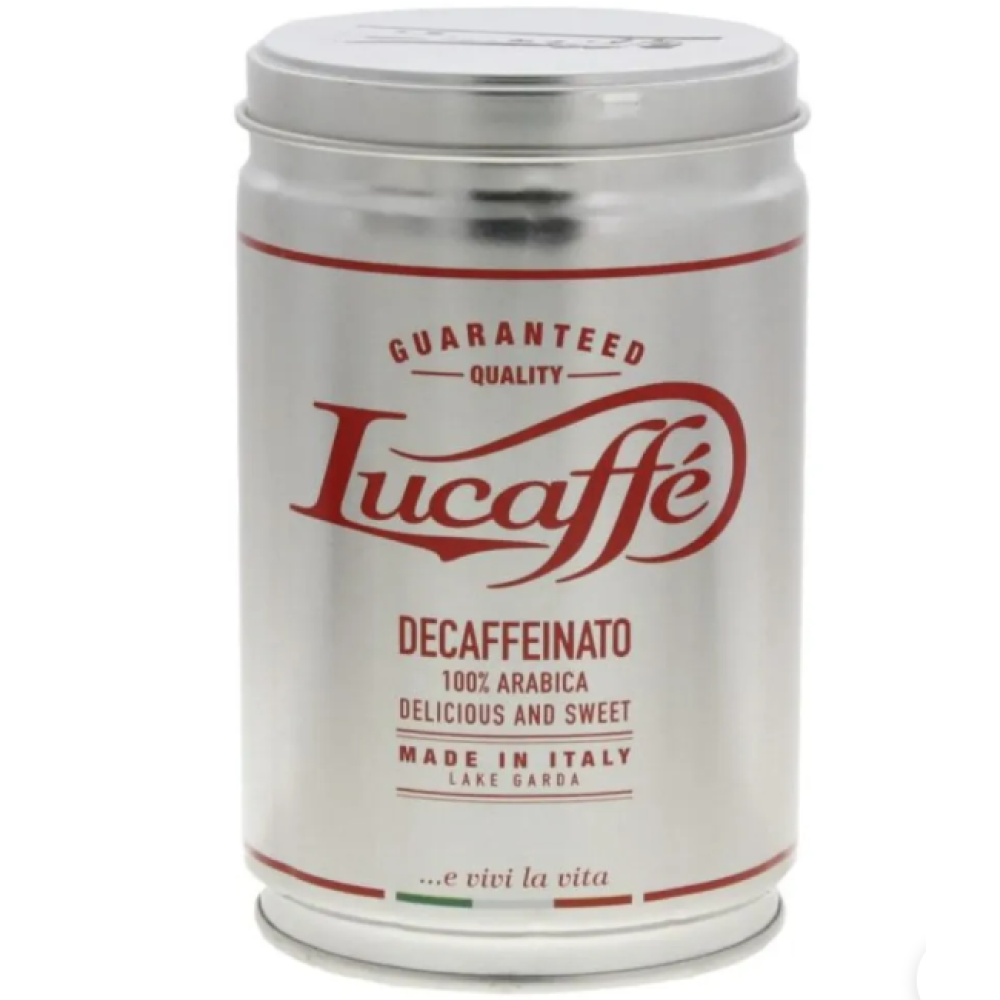 LUCAFFE KAFIJA DECAFFEINATO PUPIŅAS, 250gr. (V0026)