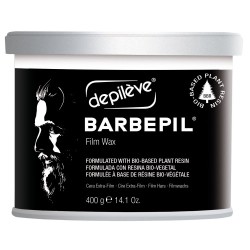 DEPILEVE BARBEPIL FILM WAX 400g bundžā - plēves vasks vīriešiem