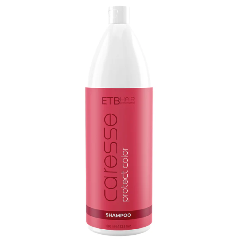 ETB CARESSE Protect Color Shampoo - Šampūns krāsotiem matiem, 1000ml (6426980004977)