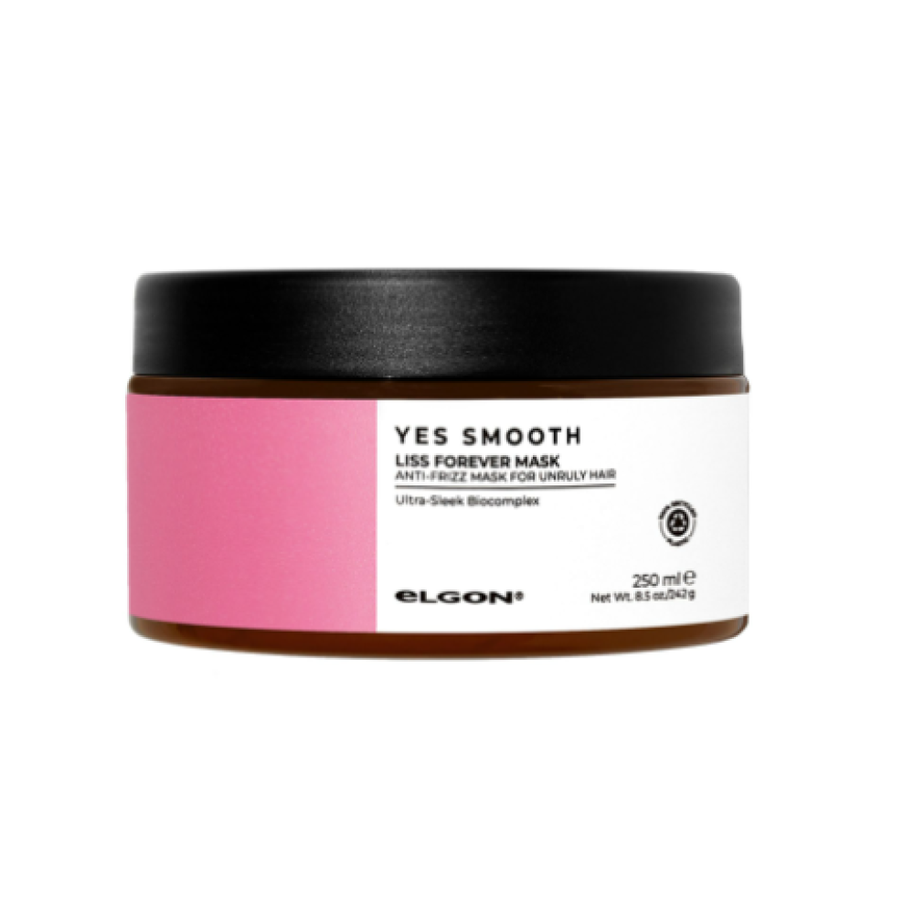 ELGON Yes Smooth Liss Forever Mask - Разглаживающая маска для непослушных волос, 250ml