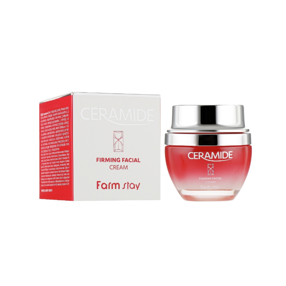 FarmStay Ceramide Firming Facial cream - Nostiprinošs sejas krēms ar keramīdiem, 50ml (772658)