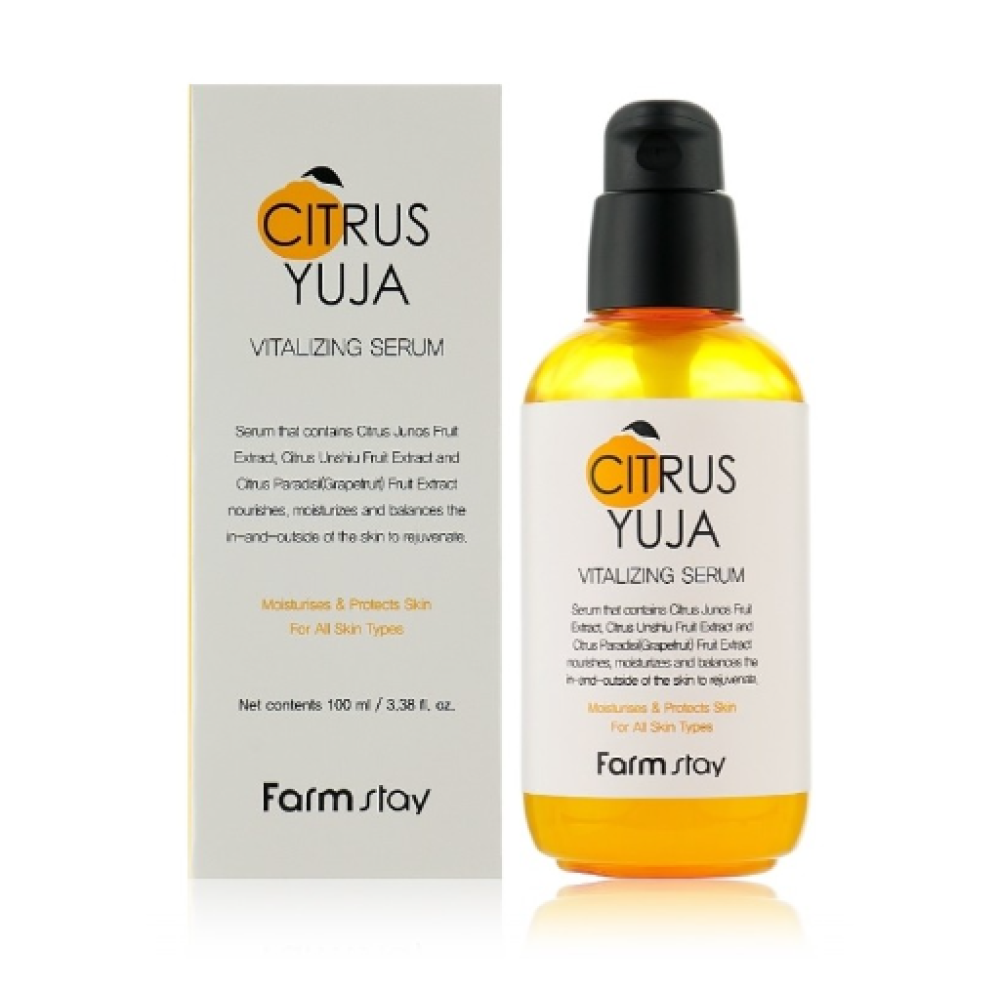 FarmStay Citrus Yuja Vitalizing Serum, 100ml