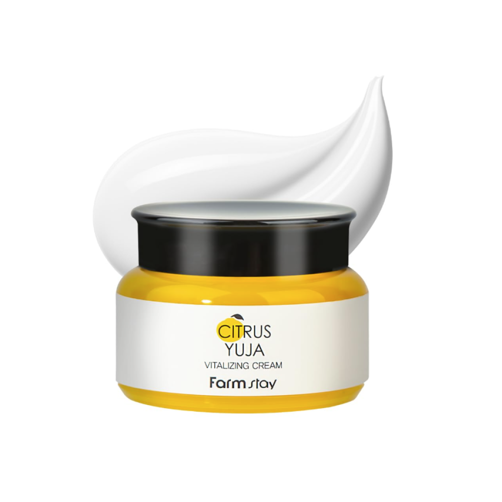 FarmStay Citrus Yuja Vitalizing Cream - Atjaunojošs sejas krēms, 100ml (144947)